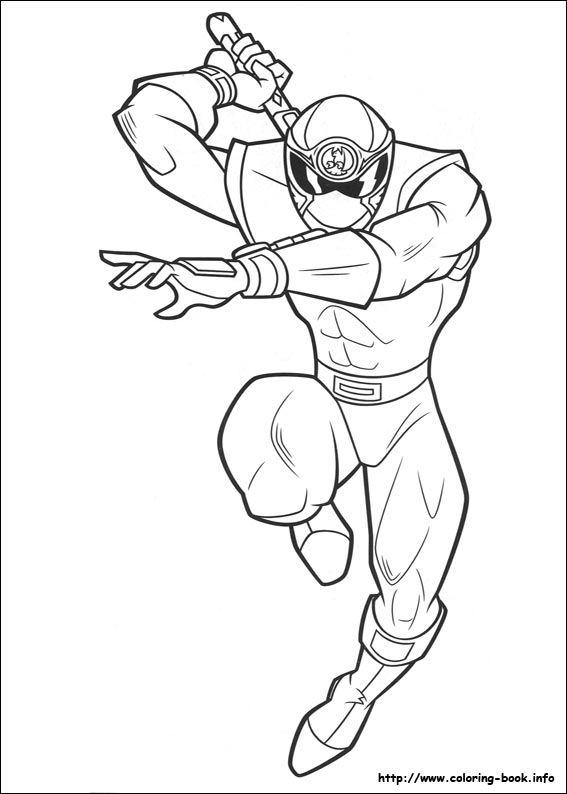 Power Rangers coloring picture